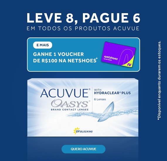 Lentes Acuvue Oasys LEVE 8 PAGUE 6